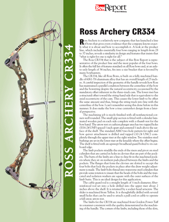 Ross Archery CR334