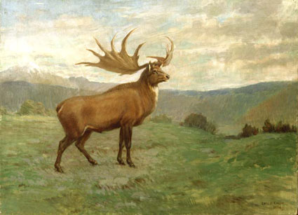 irish elk painting