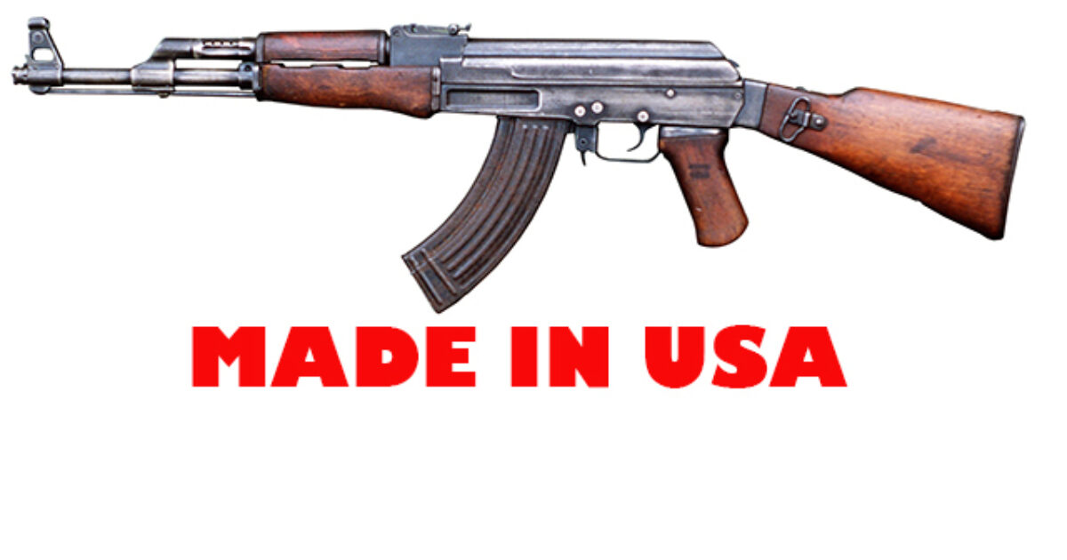 KALASHNIKOV USA AK-47 ORIGINAL STICKER GUN RARE NICE!!!! 