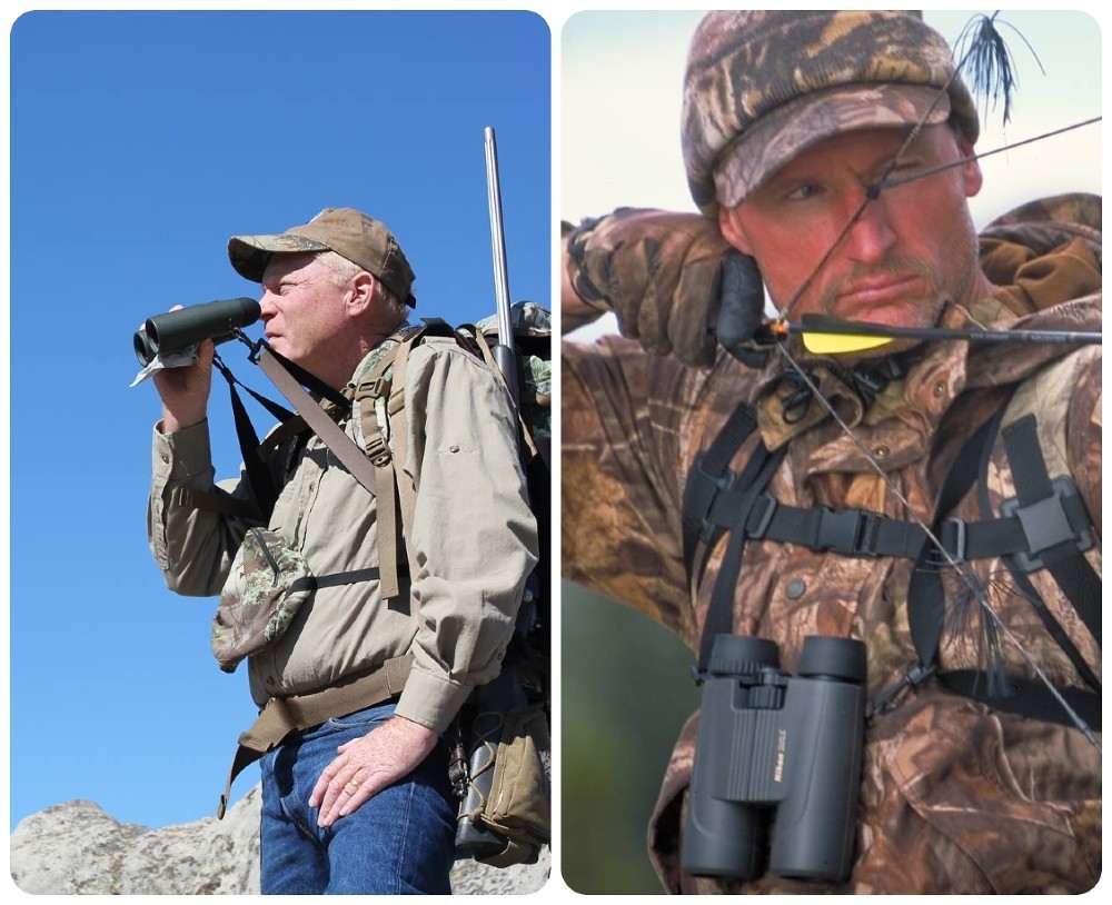 Crooked Horn Slide/Flex Bino Binocular System Black Strap Hunting/Bird Watching 