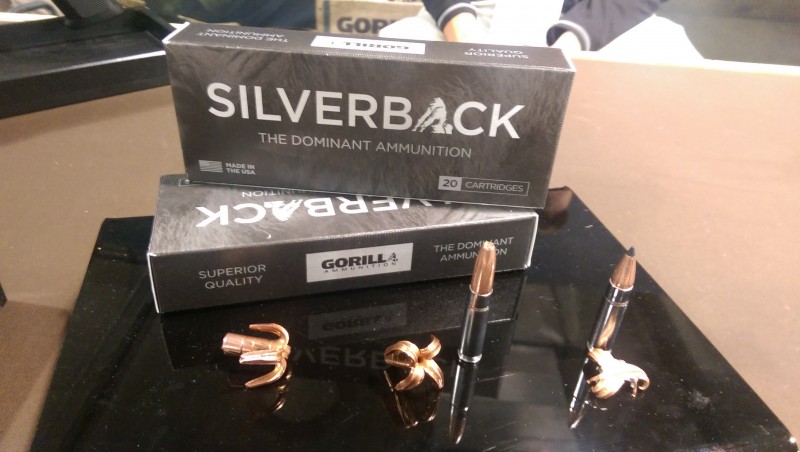 Gorilla Ammunition has made a name for itself in the world of 300 Blackout shooters who want quality loads optimized for shorter barrels and running suppressors. But new for SHOT, the company introduced its line of Silverback self-defense ammo in popular calibers, including .380, .45 ACP and 9mm. And don't worry, you home-defense rifle shooters will have your 300BLK rounds as well. The key to the Silverback line is its copper construction and patented design that expands on impact into a star shape, creating a vicious wound cavity and a shock that kinda turns your stomach when you see it shot into jelly. The cool thing is that the 300BLK rounds not only work well for self-defense scenarios, but retain their shape at longer ranges to make it an effective hunting round. Gorilla offers its Silverback line in a variety of bullet weights and prices, so check out the site to learn more.