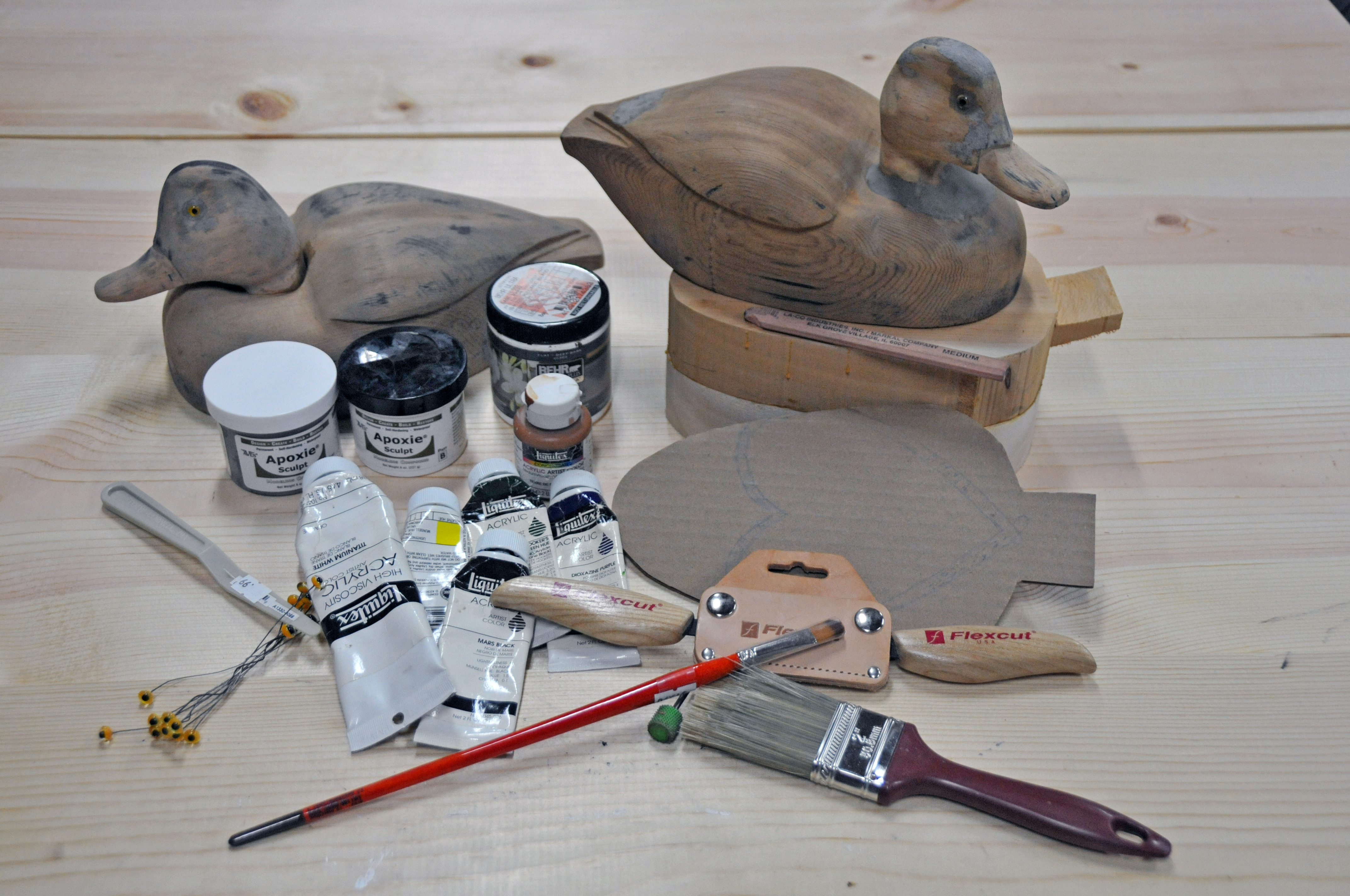 The Duck Blind - Mallard Painting Tutorial - Cork Decoy Making 